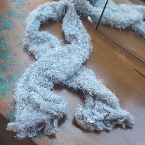Cozy Gray Women's Infinity Matrix Scarf